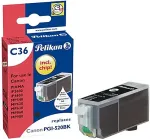 Tooner Pelikan Tinte Canon C36 PGI520 bk schwarz kompatibel