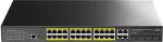 CUDY GS2028PS4 Managed L2 Gigabit Ethernet (10/100/1000) Power over Ethernet (PoE) 1U Black