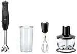 Braun MQ3135BK Stabmixer, schwarz/edelstahl