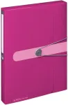 Herlitz Sammelbox easy orga to go, DIN A4, beere opak PP-Folie, F&uuml;llh&ouml;he: 40 mm, mit Gummizugverschluss und (11216397)