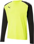 PUMA teamPACER GK LS men's goalkeeper sweatshirt yellow-black 704933 42 M