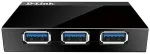 D-Link DUB-1340 4-Port USB3 Hub mit Netzteil schwarz retail