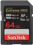 M&auml;lukaart SANDISK CARD PRO 64GB V60 UHS-II S