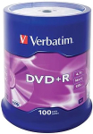 VERBATIM Matricas DVD+R AZO 4.7GB 16x 100 Pack, Spindle