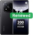Mobiiltelefon Xiaomi Renewed | Grade A | Redmi Note 14 Pro+ | 256 GB | Midnight Black | 5G | O
