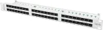 LANBERG PATCH PANEL 48 PORTS 1U 19" CAT.5E UTP GREY