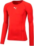 PUMA Liga Baselayer Tee LS Men's T-Shirt Red 655920 01 L