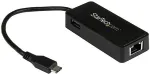 StarTech.com USB-C auf Gigabit Netzwerkadapter - USB 3,1 Gen 1 (5 Gbit/s) - Wei&szlig; - Netzwerkadapter - USB Type-C - Gigabit Ethernet - Schwarz (US1GC301AU)