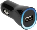 Vivanco autolaadija USB 2.1A, must (36256)