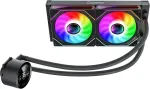 GameMax CPU Liquid Cooler | ICEBURG 240 DIGITAL BK | Black