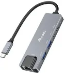 EQUIP Adapter USB-C -> RJ45 10/100/1000/2500 Mbps + USB 3.2