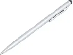 Logilink Touch Pen mit integriertem Kugelschreiber Alu