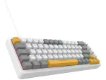 Klaviatuur No name INCA Gaming Tastatur RGB/RedSwitch/USB/Mechan. 2.00m wei&szlig;
