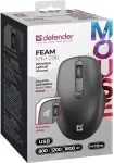 Hiir Defender WIRELESS MOUSE SILENT C LICK FEAM BLACK