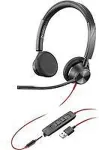POLY Słuchawki Blackwire 3315 USB-A Czarny