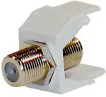 SCHRACK Keystone module coaxial, F - F connector, 75 Ohms