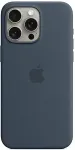 APPLE iPhone 15 Pro Max Silicone Case with MagSafe - Storm Blue