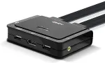 Lindy L&uuml;liti 2-pordiline DP 1.2 USB-C KVM