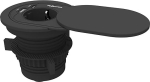 Fellowes Einbausteckdose Schreibtisch 230V USB-A,USB-C schwa