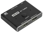 Alcasa Good Connections HDMI 2.1 Switch 2-fach direktional 8K@30Hz