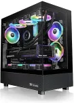Korpus Thermaltake PC case View 270 Tempered Glass, glass side, CT140 Fan - black