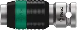 WERA Zyklop connecting part 8784 A1.1/4" (chrome/black, for 1/4" hex bits)