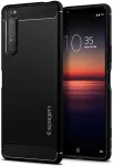 Spigen Kaitse&uuml;mbris Rugged Armor, Sony Xperia 1 II, must,
