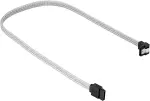 SHARKOON SATA III Kabel kątowy biały - 60 cm