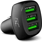 GREEN CELL Auto Ladeger&auml;t PowerRide 3xUSB Ultra Charge 12/24V 54W Black