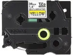 Brother TZE-SL661, yellow/black, 36mm, self-laminating