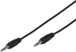 Vivanco kaabel 3,5mm - 3,5mm 1m, must (35810)
