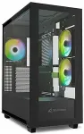 Korpus SHARKOON Rebel C60 Black RGB ATX