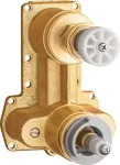 Deante Thermostatic flush-mounted BOX body with shower switch