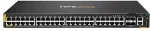 Hewlett & Packard Enterprise HPE Aruba Networking CX 6200F 48G Class4 PoE 4SFP+ 370W Managed L3 Gigabit Ethernet (10/100/1000) Power over Ethernet (PoE) 1U