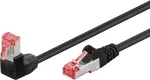 Goobay 51541 CAT 6 S/FTP CU 0,25m Sort