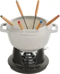 Frit&uuml;&uuml;r Staub fondue set - 20 cm, White truffle