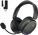 No name HATOR Phoenix 2 Wireless Headset Wired & Wireless Head-band Gaming USB Type-C / USB Type-A Bluetooth Black