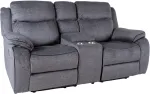 Home4you Diivan GENTRY 2-kohaline manuaalne recliner 190x98xH104cm, hall