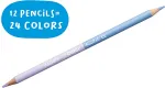 Carioca V&auml;rvipliiatsid Pastel Bicolor, 12 tk