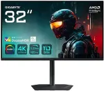 Monitor Gigabyte Technology GIGABYTE MO32U 31.5" OLED 4K UHD Gaming - 3840 x 2160, 165Hz, 0.03ms, 250 cd/m&sup2;, Display HDR True Black 400, HDMI 2.1, Displayport 1.4