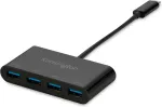 KENSINGTON CH1200 USB-C 4 Port Hub, USB hub (black)