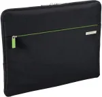 LEITZ Sleeve f&uuml;r Tablet-PC Complete, Polyester, schwarz f&uuml;r 39,62 cm (15.6), mit Rei&szlig;verschluss, 5 F&auml;cher, - 1 St&uuml;ck (6224-00-95)