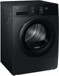 SAMSUNG Dryer DV90DG52A0ABLE, black, SpaceMax, Higiene care, 9kg, A+++, heat pump, Black