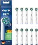 Procter & Gamble Oral-B Toothbrush heads Pro CrossAction 10 pcs.