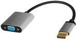 LogiLink Displayport to VGA adapt er, 1080p/60Hz,alu,0.15
