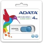 M&auml;lukaart Adata A-DATA 32GB C008, 32 GB, USB 2.0, Blue,White, 10 g, 5.9 mm, 19.5 mm