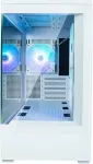 Korpus Zalman P30 V2, mATX Mini Tower PC Case, 3 x 120mm ARGB Fans, White
