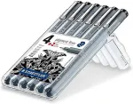 STAEDTLER pigment liner schwarz 6ST Box