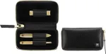 Zwilling Twinox Gold Edition manicure set 97746-004-0 - black leather case 3 pieces - black