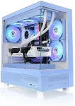 Korpus Thermaltake Midi View 270 TG ARGB Hydrangea Blue